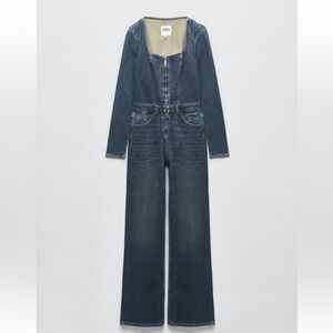 ZARA DENIM JUMPSUIT